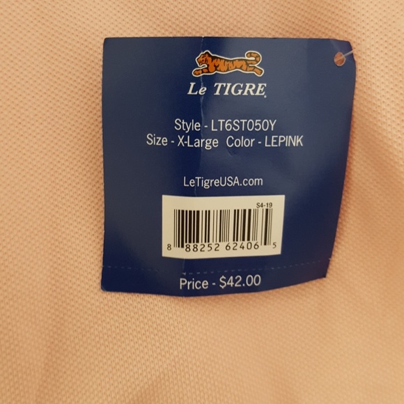 Nwt. Le Tigre men's polo shirt - Picture 4 of 4
